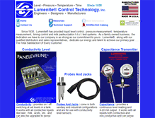 Tablet Screenshot of lumenite.com